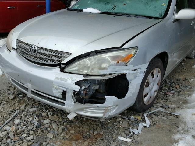 4T1BE32K62U506692 - 2002 TOYOTA CAMRY LE SILVER photo 9