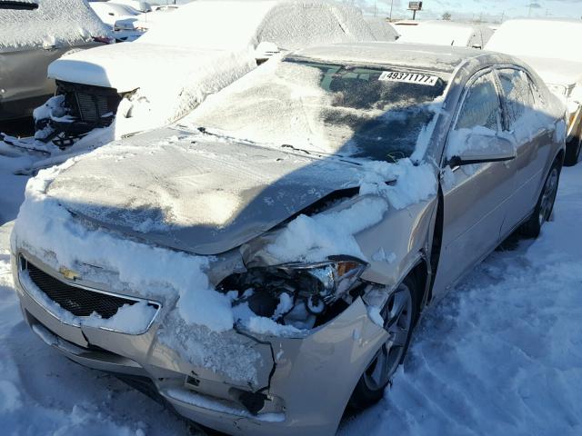 1G1ZH57B694163707 - 2009 CHEVROLET MALIBU 1LT TAN photo 2