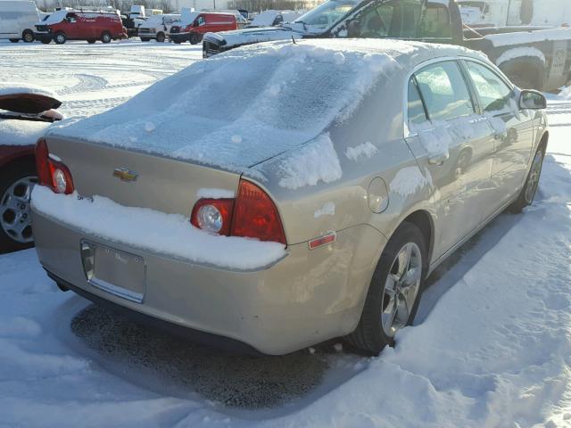 1G1ZH57B694163707 - 2009 CHEVROLET MALIBU 1LT TAN photo 4