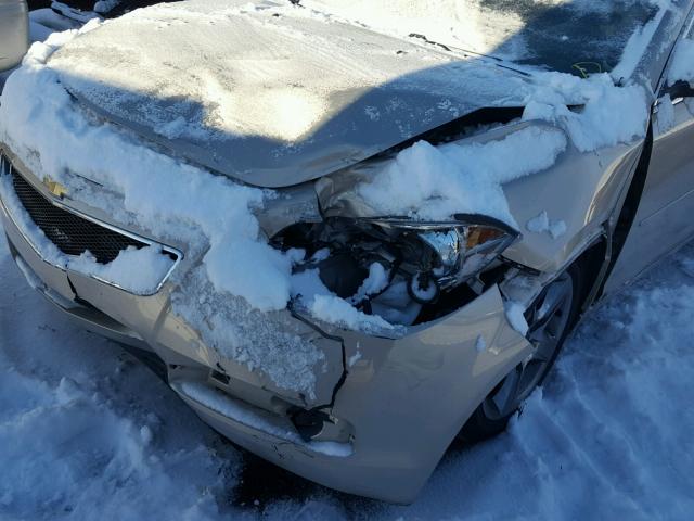 1G1ZH57B694163707 - 2009 CHEVROLET MALIBU 1LT TAN photo 9