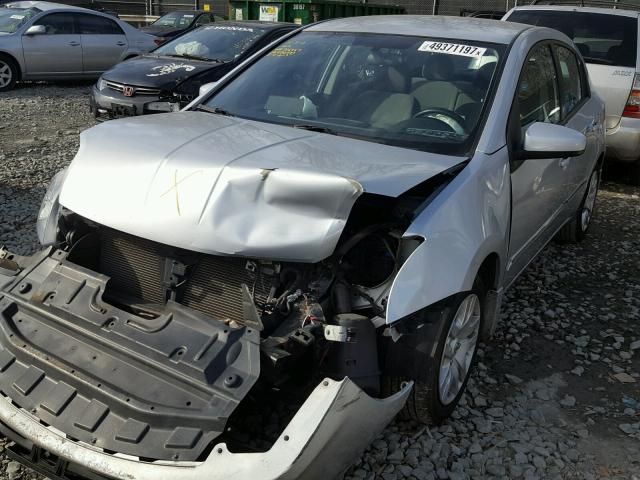 3N1AB6APXCL756457 - 2012 NISSAN SENTRA 2.0 SILVER photo 2