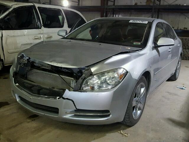 1G1ZC5EB5AF249939 - 2010 CHEVROLET MALIBU 1LT SILVER photo 2