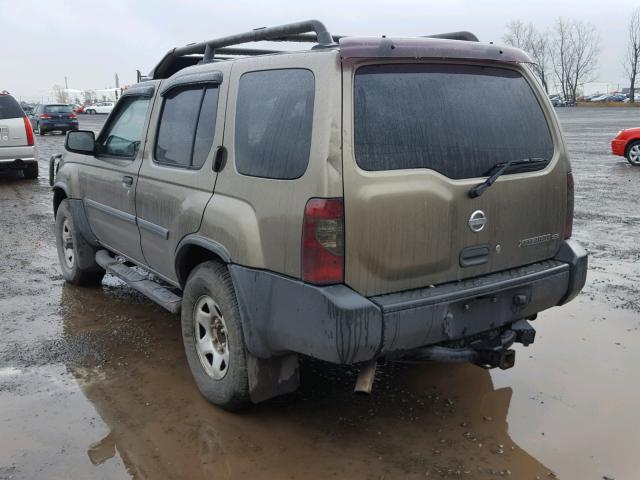 5N1MD28Y72C573079 - 2002 NISSAN XTERRA SE BEIGE photo 3