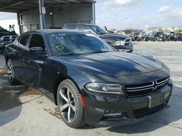 2C3CDXHGXHH643964 - 2017 DODGE CHARGER SX BLACK photo 1