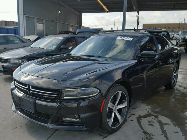 2C3CDXHGXHH643964 - 2017 DODGE CHARGER SX BLACK photo 2