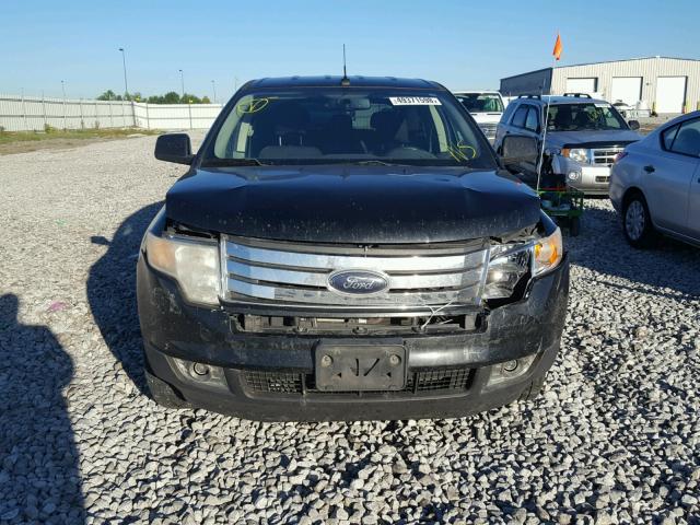 2FMDK38CX8BA89724 - 2008 FORD EDGE SEL BLACK photo 9