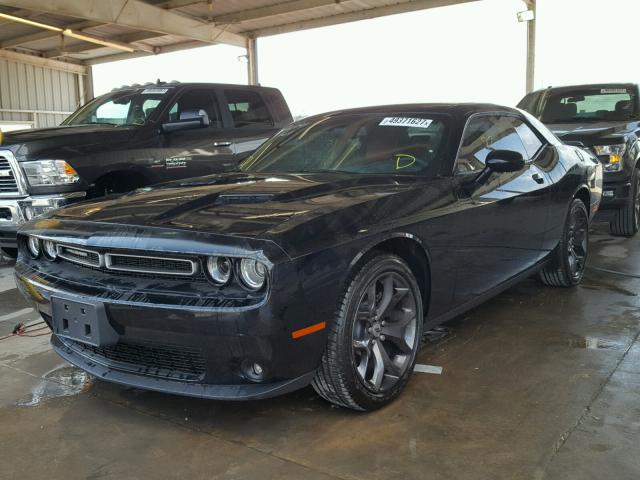 2C3CDZAG6HH640498 - 2017 DODGE CHALLENGER BLACK photo 2