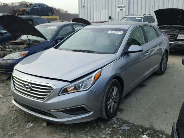 5NPE24AF2GH355193 - 2016 HYUNDAI SONATA SE GRAY photo 2