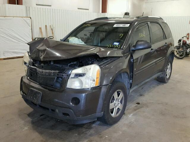 2CNDL13F686321392 - 2008 CHEVROLET EQUINOX LS GRAY photo 2