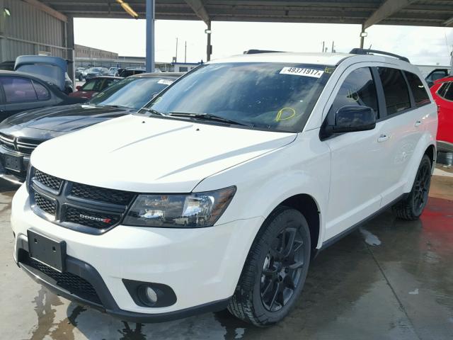 3C4PDCBB5HT604788 - 2017 DODGE JOURNEY SX WHITE photo 2