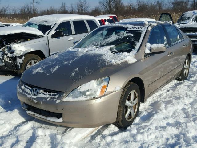 1HGCM56755A042914 - 2005 HONDA ACCORD EX BEIGE photo 2