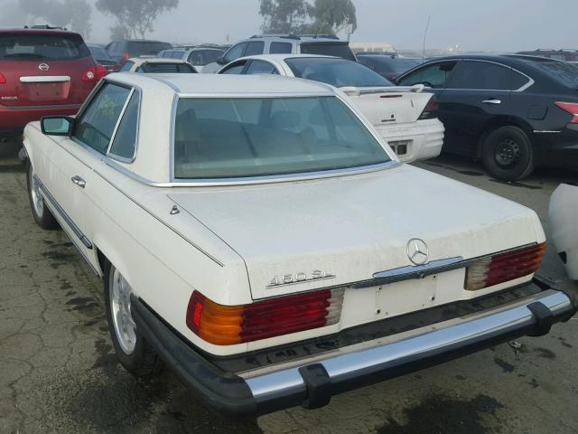 10704412051579 - 1979 MERCEDES-BENZ 450 WHITE photo 3