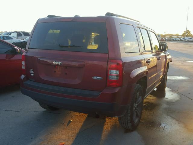 1C4NJPFAXED679836 - 2014 JEEP PATRIOT LA RED photo 4