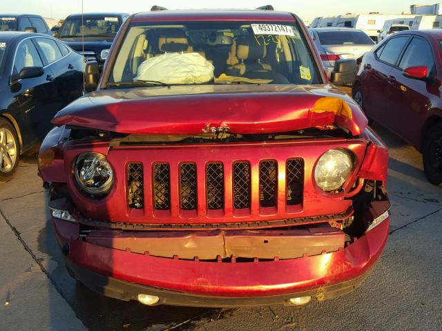 1C4NJPFAXED679836 - 2014 JEEP PATRIOT LA RED photo 7