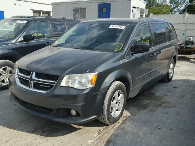 2D4RN5DG4BR786717 - 2011 DODGE CARAVAN CA BROWN photo 2