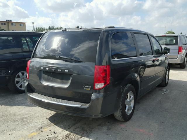 2D4RN5DG4BR786717 - 2011 DODGE CARAVAN CA BROWN photo 4