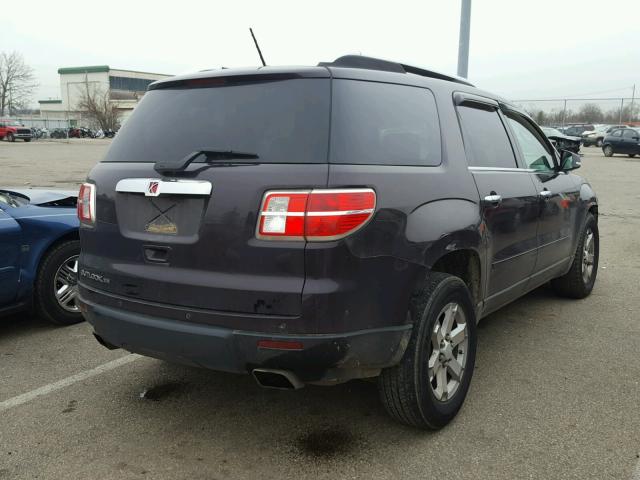 5GZER23748J200321 - 2008 SATURN OUTLOOK XR იასამნისფერი ფოტო 4