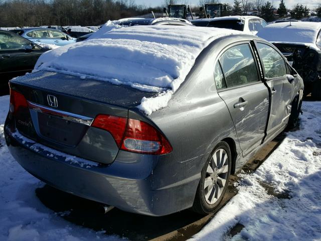 2HGFA1F85AH313358 - 2010 HONDA CIVIC EX GRAY photo 4