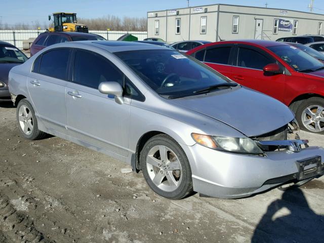 1HGFA16847L123093 - 2007 HONDA CIVIC EX SILVER photo 1