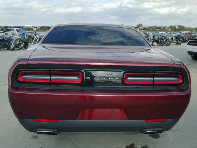 2C3CDZAG6HH617366 - 2017 DODGE CHALLENGER MAROON photo 9