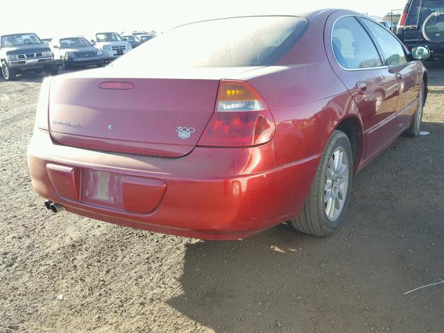 2C3HE66G51H672360 - 2001 CHRYSLER 300M BURGUNDY photo 4