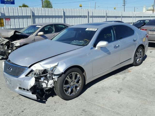 JTHBL46F085056083 - 2008 LEXUS LS 460 SILVER photo 2