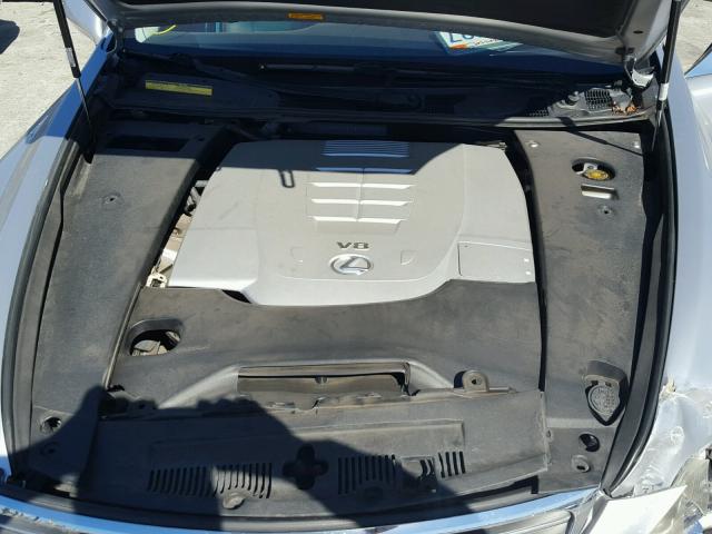 JTHBL46F085056083 - 2008 LEXUS LS 460 SILVER photo 7