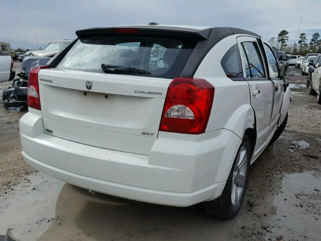 1B3CB4HA3AD534245 - 2010 DODGE CALIBER SX WHITE photo 4