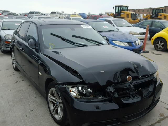 WBAVA37548NL54315 - 2008 BMW 328 I BLACK photo 1