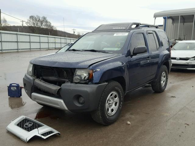 5N1AN08U69C515105 - 2009 NISSAN XTERRA OFF BLUE photo 2