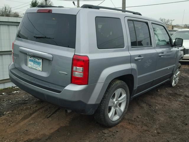 1C4NJRFB3GD586695 - 2016 JEEP PATRIOT LA SILVER photo 4