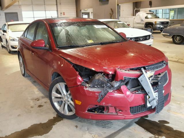 1G1PG5SB4D7287550 - 2013 CHEVROLET CRUZE LTZ RED photo 1