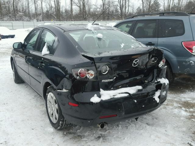 JM1BK32G971728421 - 2007 MAZDA 3 I BLACK photo 3