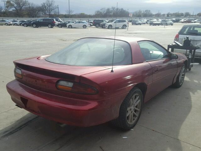 2G1FP22K122113983 - 2002 CHEVROLET CAMARO RED photo 4