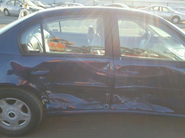 1G1NE52J916193959 - 2001 CHEVROLET MALIBU LS ლურჯი ფოტო 9