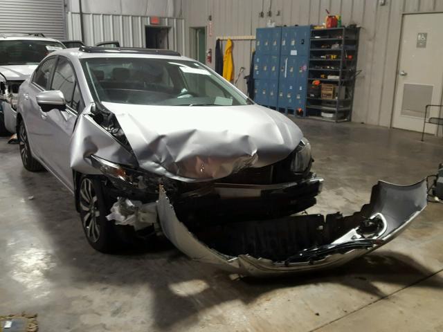 19XFB2F90EE038316 - 2014 HONDA CIVIC EXL Argent photo 1