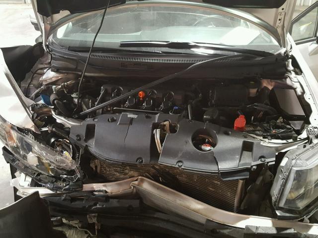 19XFB2F90EE038316 - 2014 HONDA CIVIC EXL Argent photo 7