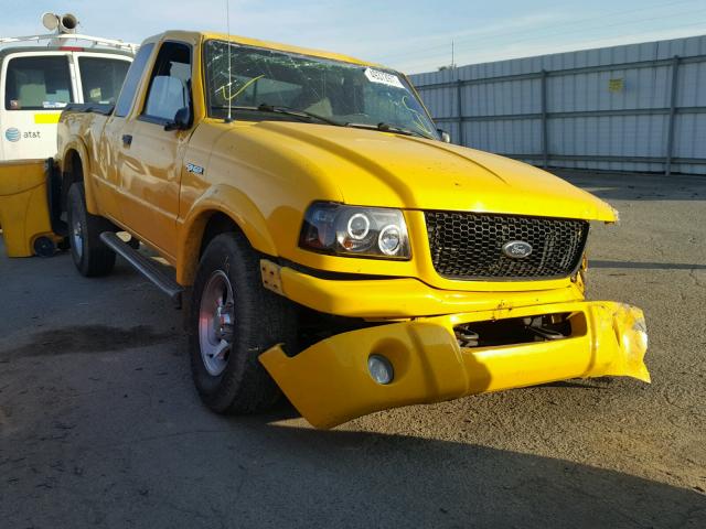 1FTZR15E11PA55508 - 2001 FORD RANGER SUP YELLOW photo 1