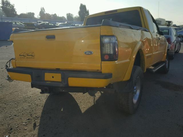 1FTZR15E11PA55508 - 2001 FORD RANGER SUP YELLOW photo 4