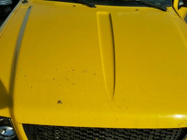 1FTZR15E11PA55508 - 2001 FORD RANGER SUP YELLOW photo 7