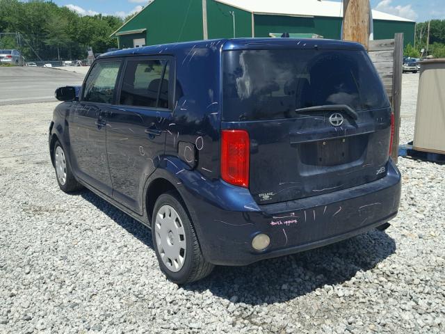 JTLKE50E681023263 - 2008 TOYOTA SCION XB 蓝色 照片 3