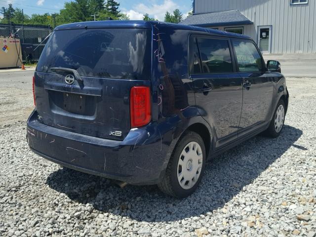 JTLKE50E681023263 - 2008 TOYOTA SCION XB 蓝色 照片 4