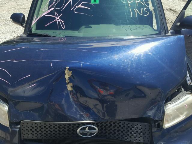 JTLKE50E681023263 - 2008 TOYOTA SCION XB 蓝色 照片 7