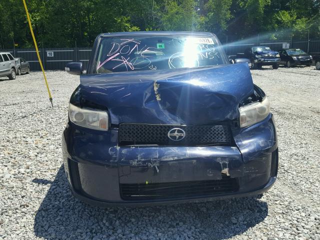 JTLKE50E681023263 - 2008 TOYOTA SCION XB 蓝色 照片 9