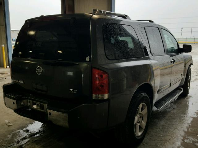 5N1AA08A56N740620 - 2006 NISSAN ARMADA SE GRAY photo 4