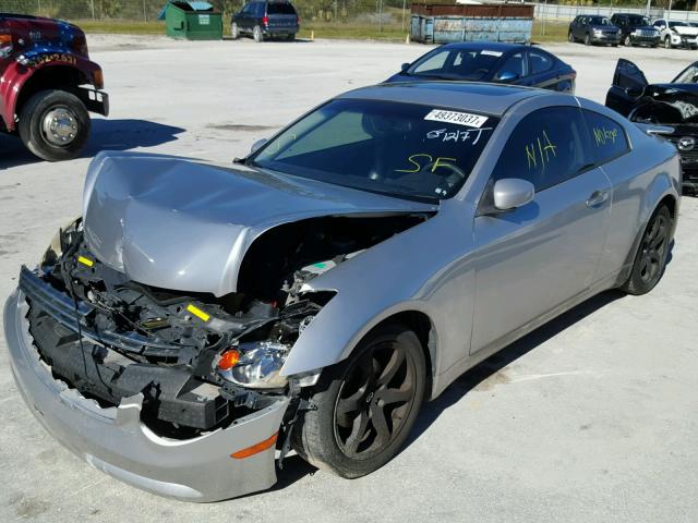 JNKCV54E33M217314 - 2003 INFINITI G35 SILVER photo 2