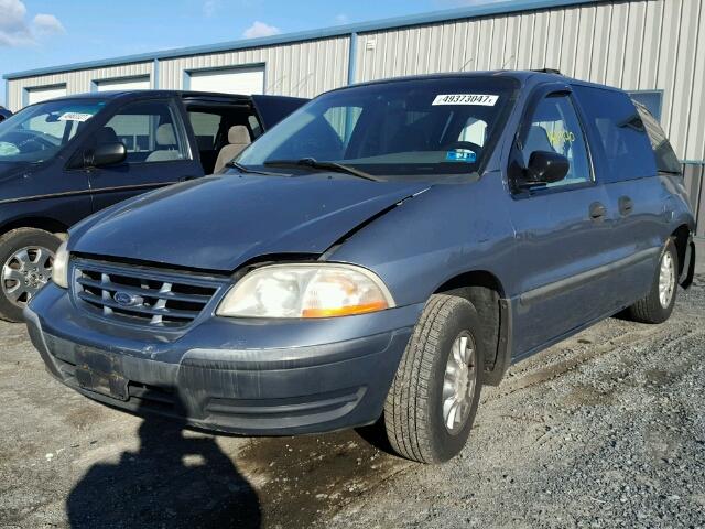 2FMZA5146XBB82424 - 1999 FORD WINDSTAR L BLUE photo 2