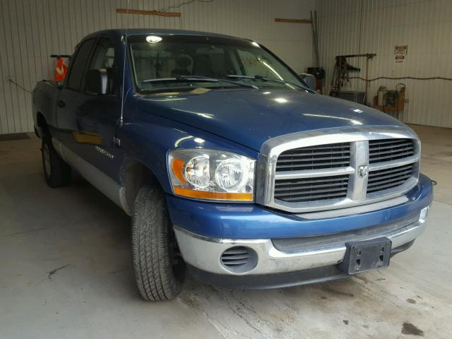 1D7HU18206S522035 - 2006 DODGE RAM 1500 S BLUE photo 1