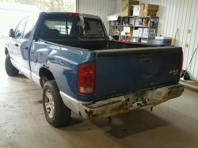 1D7HU18206S522035 - 2006 DODGE RAM 1500 S BLUE photo 3