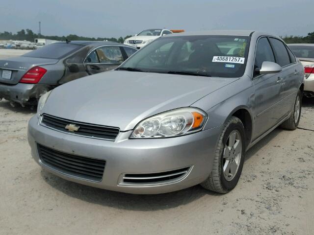 2G1WT55N979305749 - 2007 CHEVROLET IMPALA LT SILVER photo 2